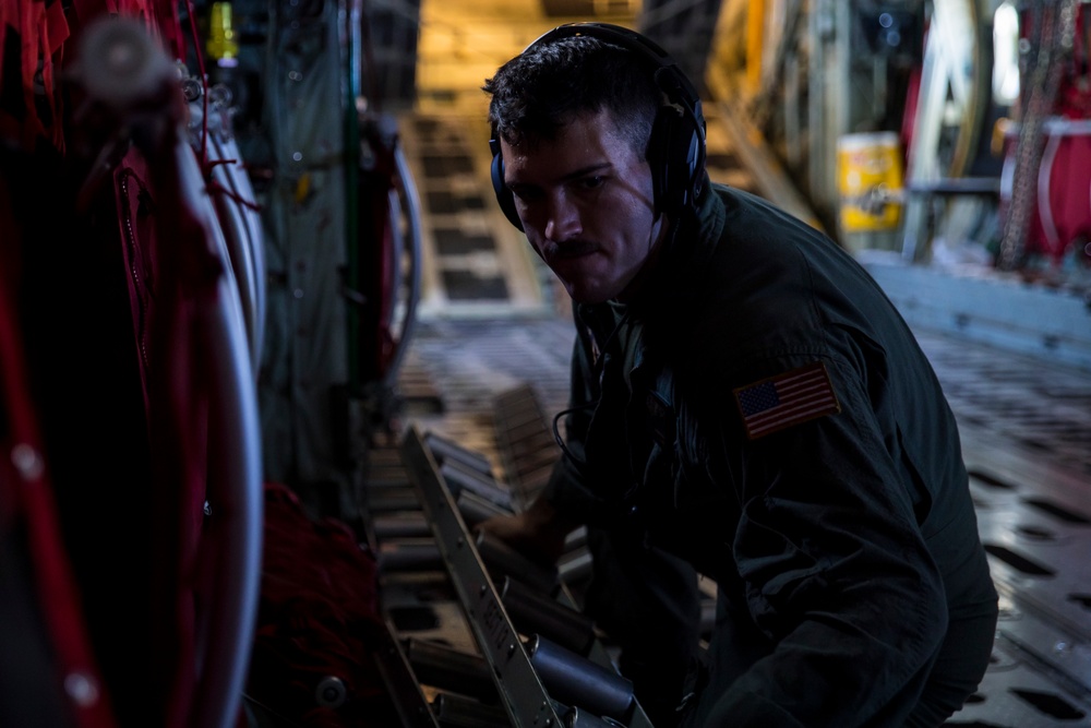 U.S. Marines with MWSS-171 and VMGR-152 conclude FARP operations in Iwo Jima