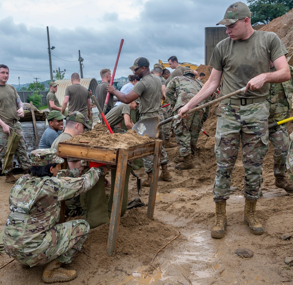 Osan Airbase brace for monsoon flooding