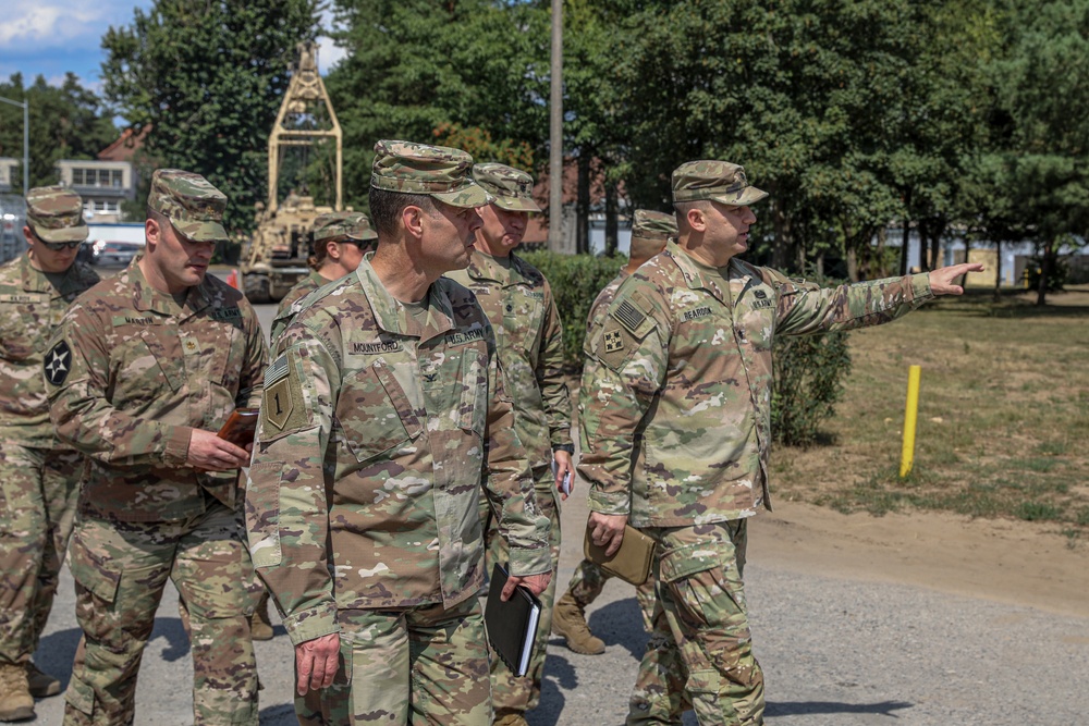 Deputy commanding officer for maneuver of 1ID visits US Soldiers at Skwierzyna, Poland