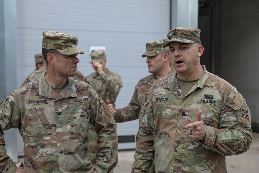 Deputy commanding officer for maneuver of 1ID visits US Soldiers at Skwierzyna, Poland