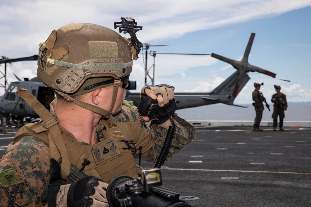 DATF Drill on LPD 18
