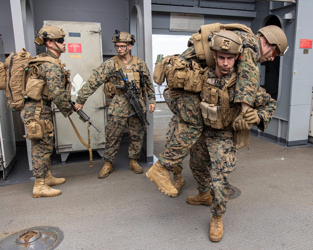 DATF Drill on LPD 18
