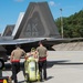 F-22s get ready for take-off