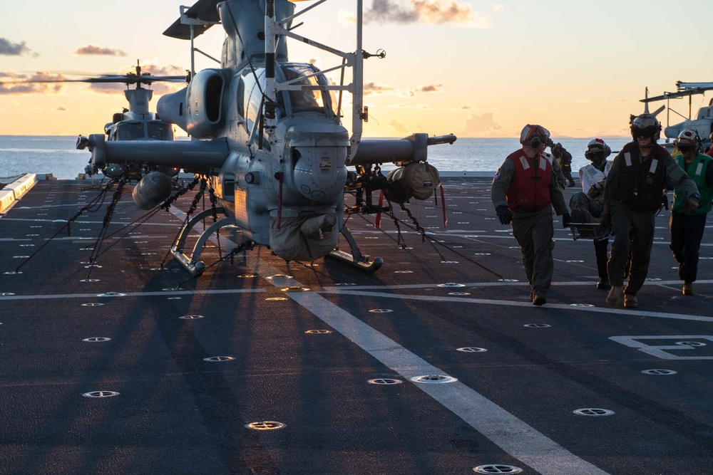 Casualty Care Exercise aboard USS New Orleans August 10, 2022
