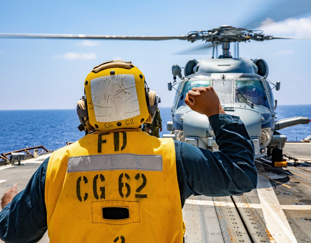 USS Chancellorsville Conducts Flight Ops