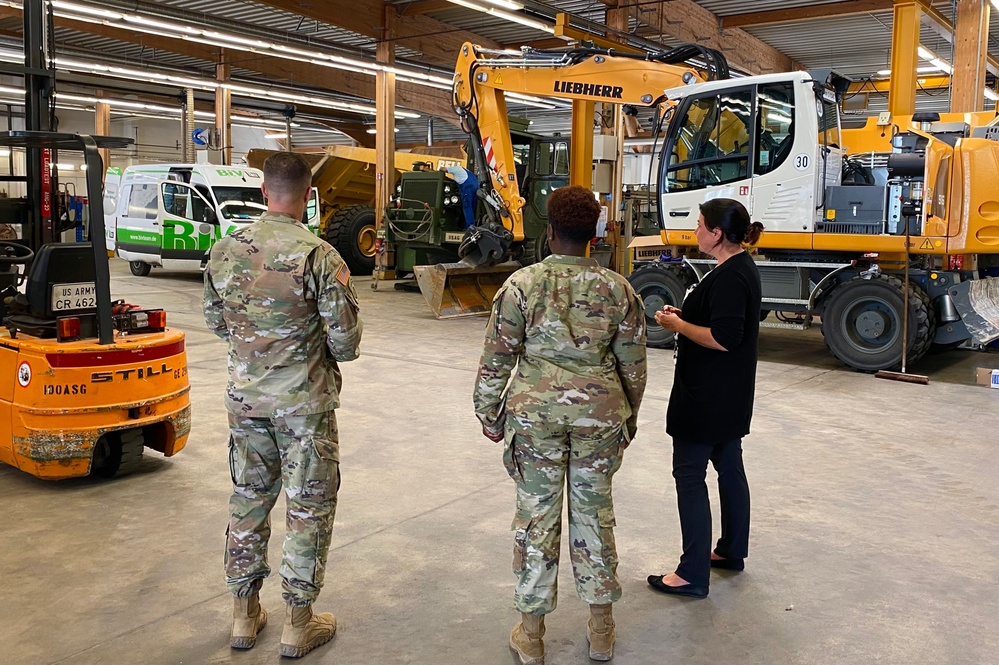 405th AFSB command team conducts battlefield circulation site visit to Bavaria