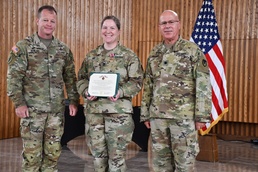 Soldier receives award for service