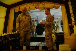 Gen. Williams Tours 773rd Equipment