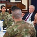 SecAF speaks one on one with Hanscom Airmen and civilian workforce.