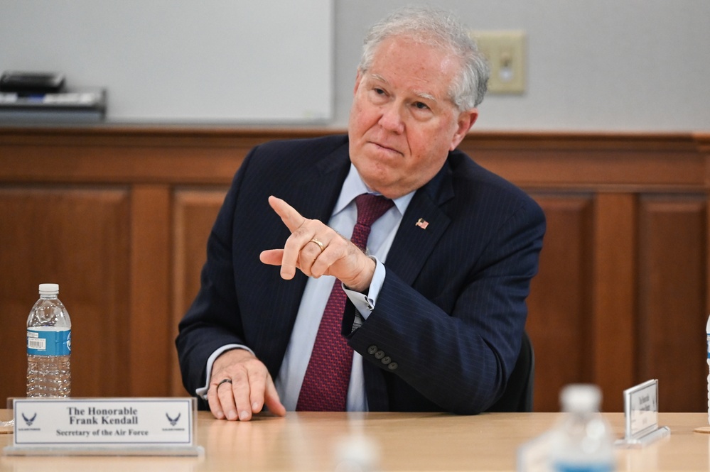 SecAF briefs with Kessel Run leadership