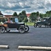 Model T Fords cruise through Fort McCoy's historic Commemorative Area