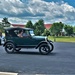 Model T Fords cruise through Fort McCoy's historic Commemorative Area