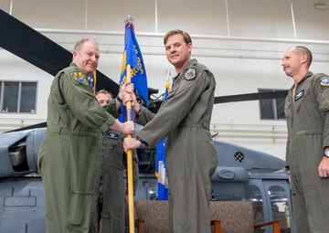 305th Rescue Squadron holds change of command ceremony