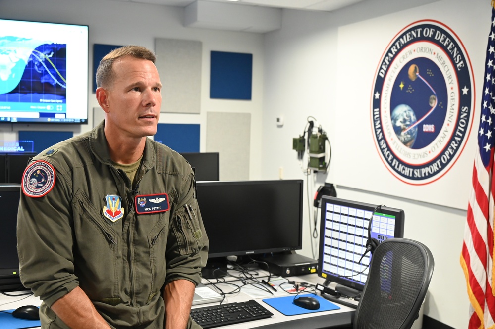 1AF's Detachment 3 integrates Air Force Pararescue, Navy Seahawk crews and swimmers for Human Space Flight Support missions
