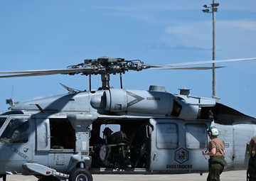 1AF's Detachment 3 integrates Air Force Pararescue, Navy Seahawk crews and swimmers for Human Space Flight Support missions