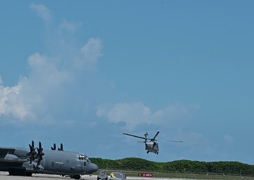 1AF's Detachment 3 integrates Air Force Pararescue, Navy Seahawk crews and swimmers for Human Space Flight Support missions