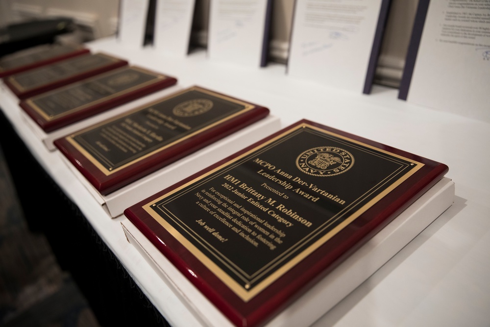 Capt. Joy Bright Hancock and Master Chief Anna Der-Vartanian Award Recipients 2022