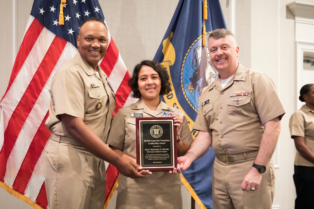 Capt. Joy Bright Hancock and Master Chief Anna Der-Vartanian Award Recipients 2022