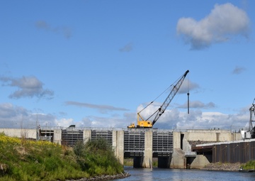 Moose Creek Dam at the Chena River Lakes Flood Control Project