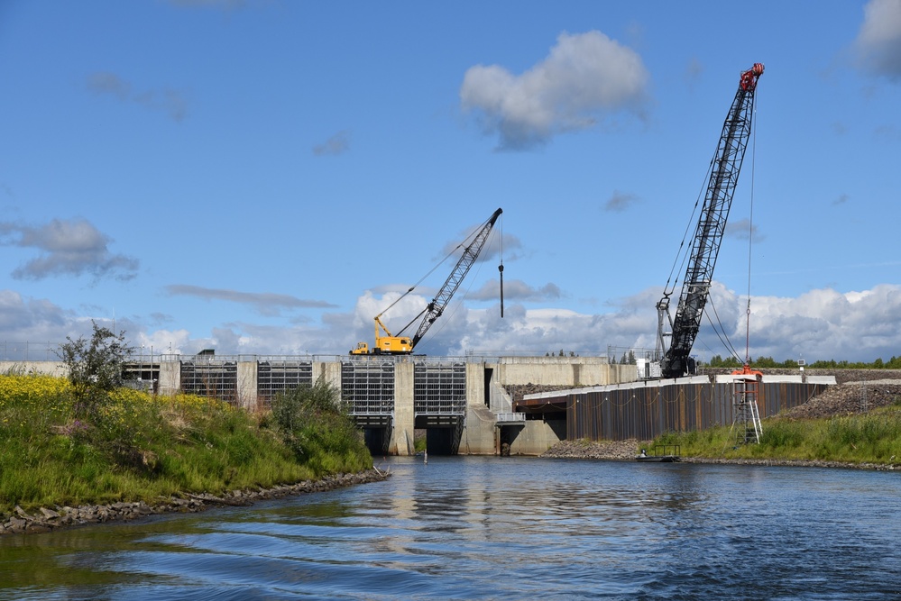 Moose Creek Dam at the Chena River Lakes Flood Control Project