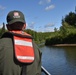 Park rangers use boat for northernmost USACE-run flood control project