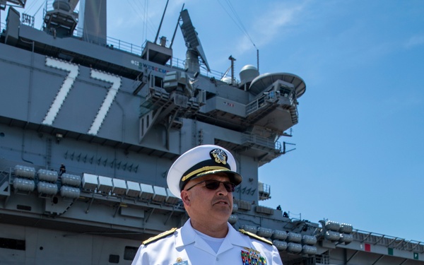 USS George H.W. Bush/CSG-10 Holds Press Conference