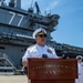 USS George H.W. Bush/CSG-10 Holds Press Conference
