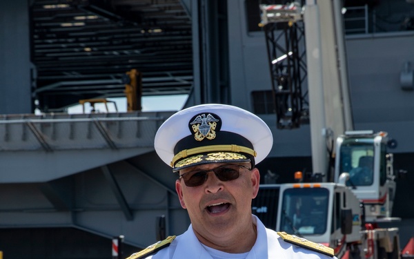 USS George H.W. Bush/CSG-10 Holds Press Conference