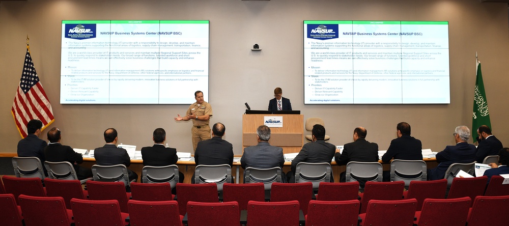 NAVSUP Business Systems Center Hosts Saudi Arabia Delegation, Discusses Logistics IT Solutions