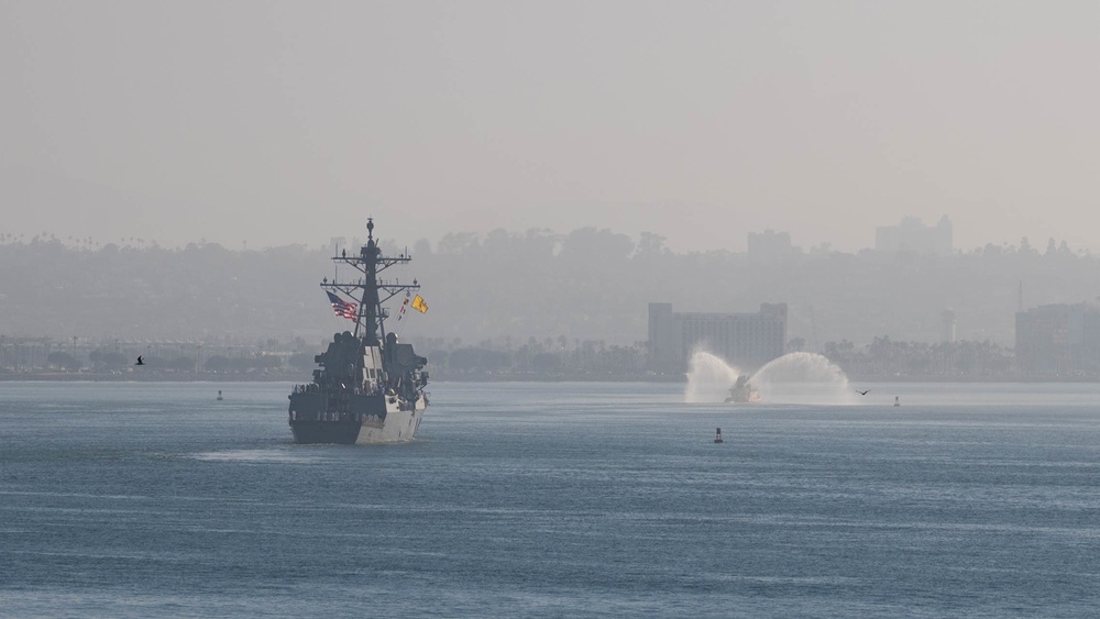 USS Spruance Returns to Homeport