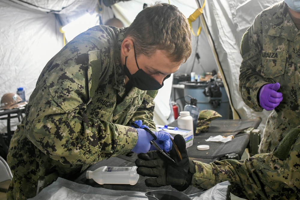 Naval Mobile Construction Battalion 18 Holds Field Training Exercise