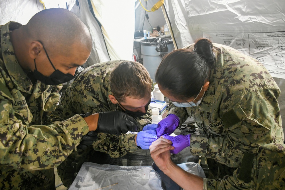 Naval Mobile Construction Battalion 18 Holds Field Training Exercise