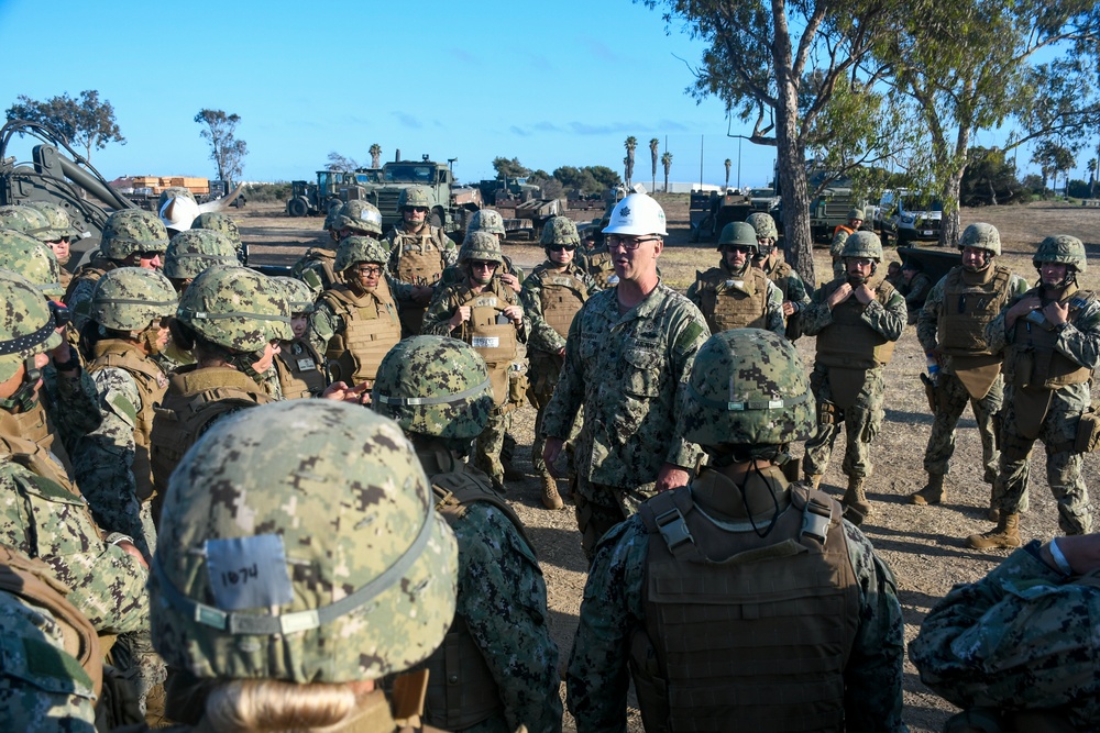 Naval Mobile Construction Battalion 18 Holds Field Training Exercise