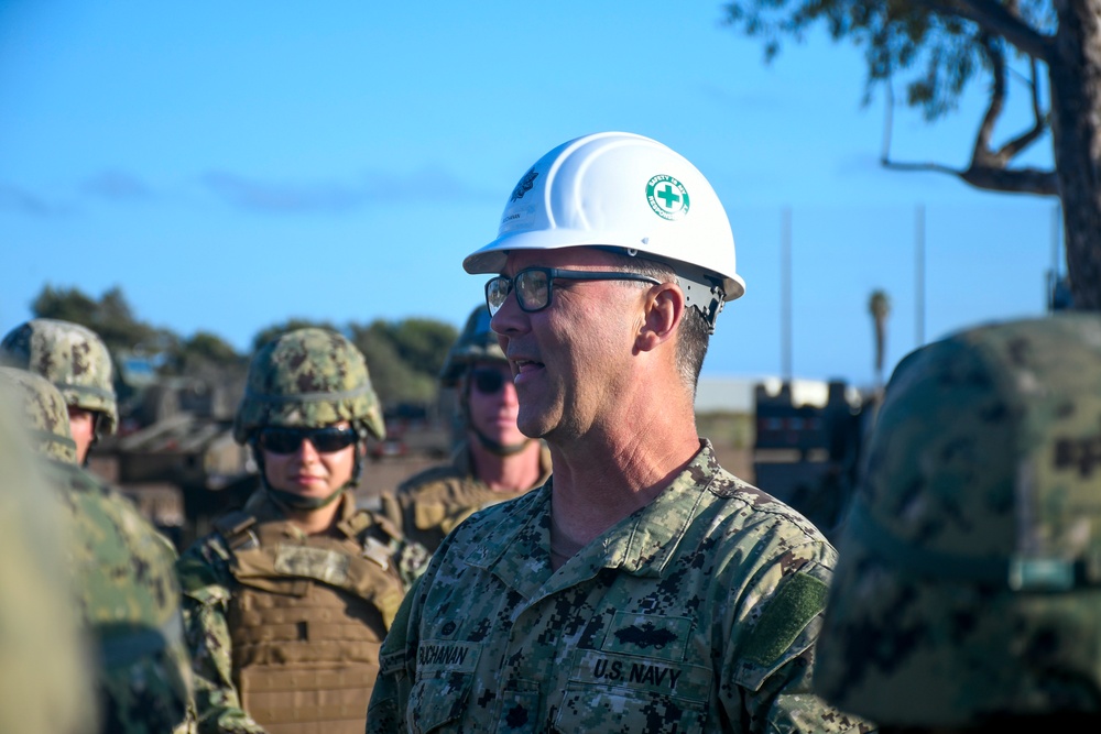 Naval Mobile Construction Battalion 18 Holds Field Training Exercise