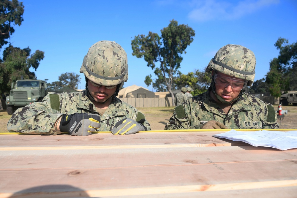 Naval Mobile Construction Battalion 18 Holds Field Training Exercise