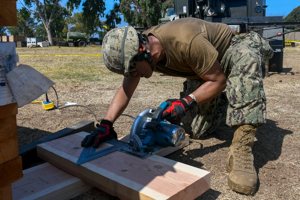 Naval Mobile Construction Battalion 18 Holds Field Training Exercise