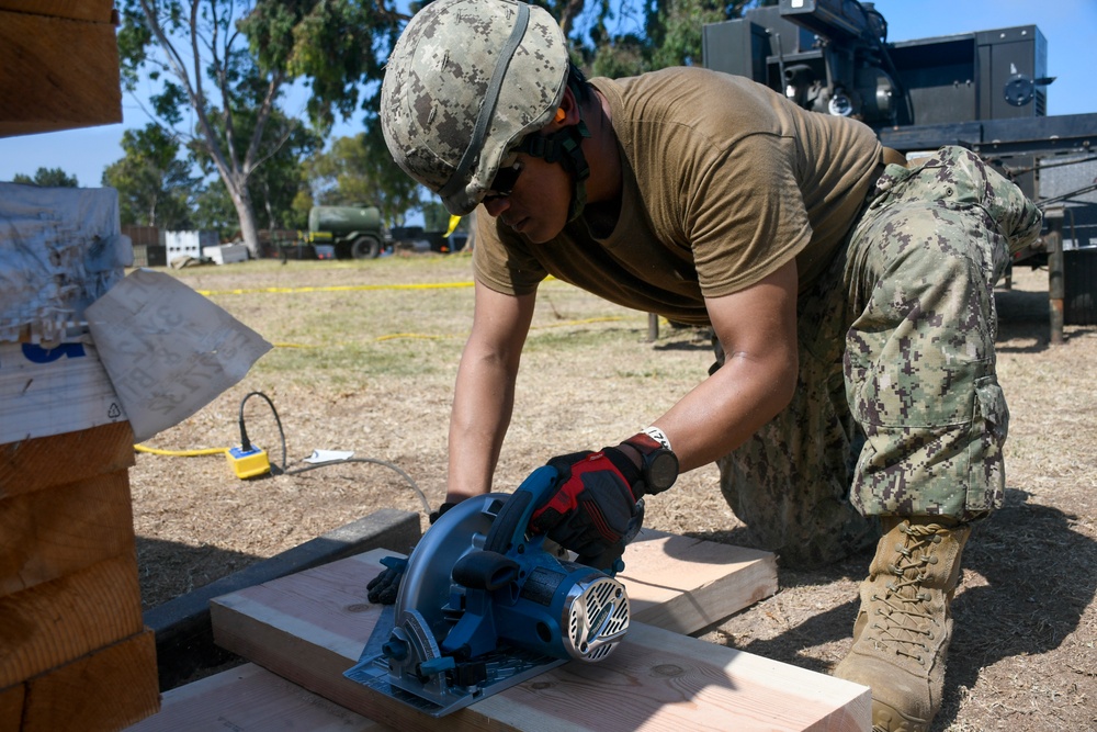 Naval Mobile Construction Battalion 18 Holds Field Training Exercise