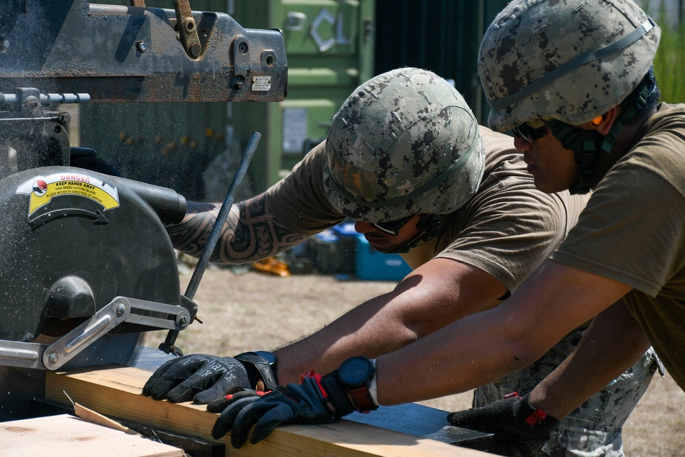 Naval Mobile Construction Battalion 18 Holds Field Training Exercise