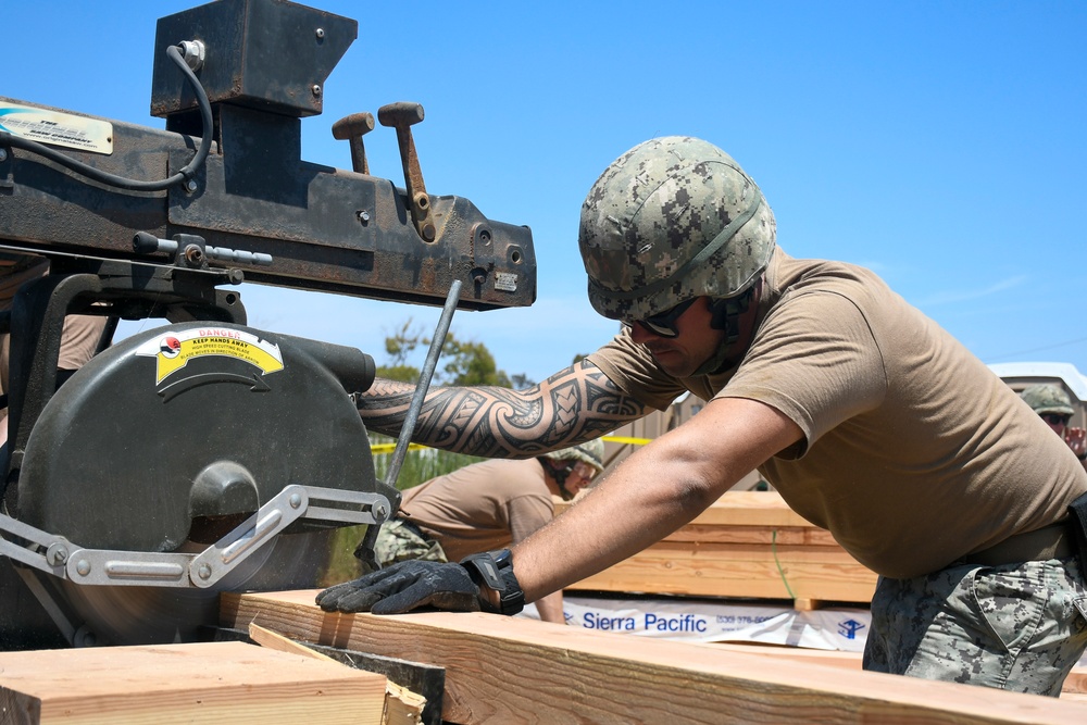 Naval Mobile Construction Battalion 18 Holds Field Training Exercise