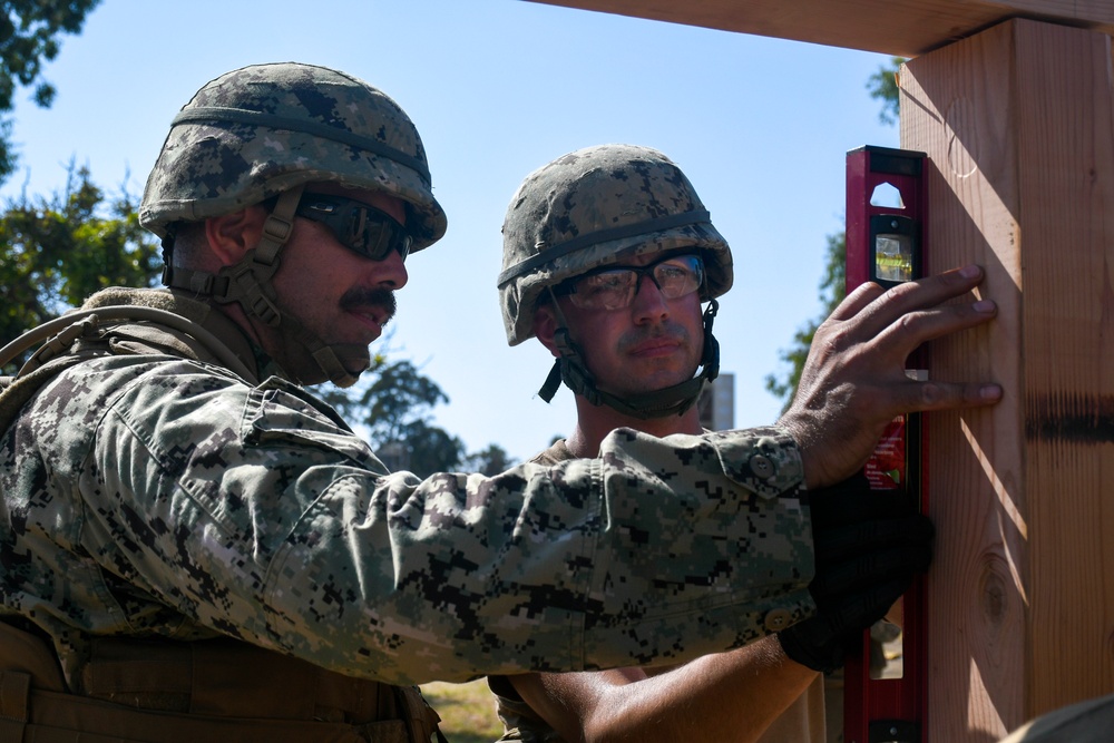 Naval Mobile Construction Battalion 18 Holds Field Training Exercise