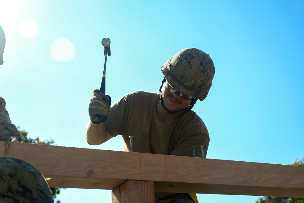 Naval Mobile Construction Battalion 18 Holds Field Training Exercise