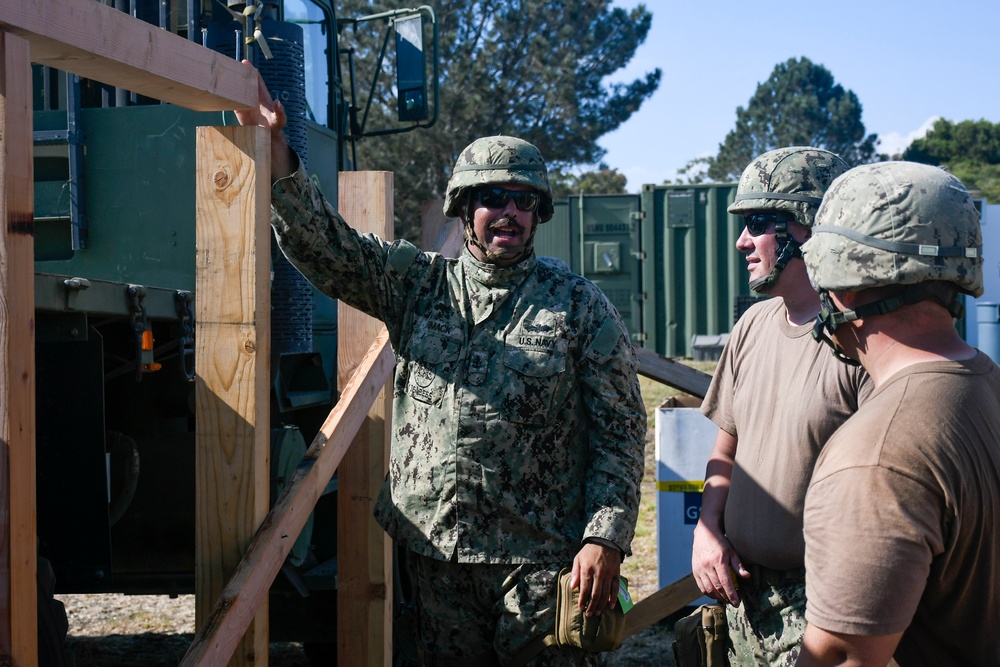 Naval Mobile Construction Battalion 18 Holds Field Training Exercise