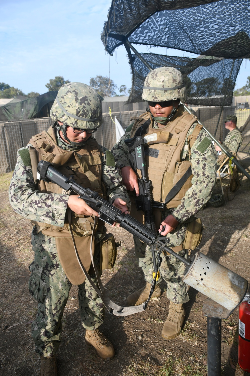 Naval Mobile Construction Battalion 18 Holds Field Training Exercise