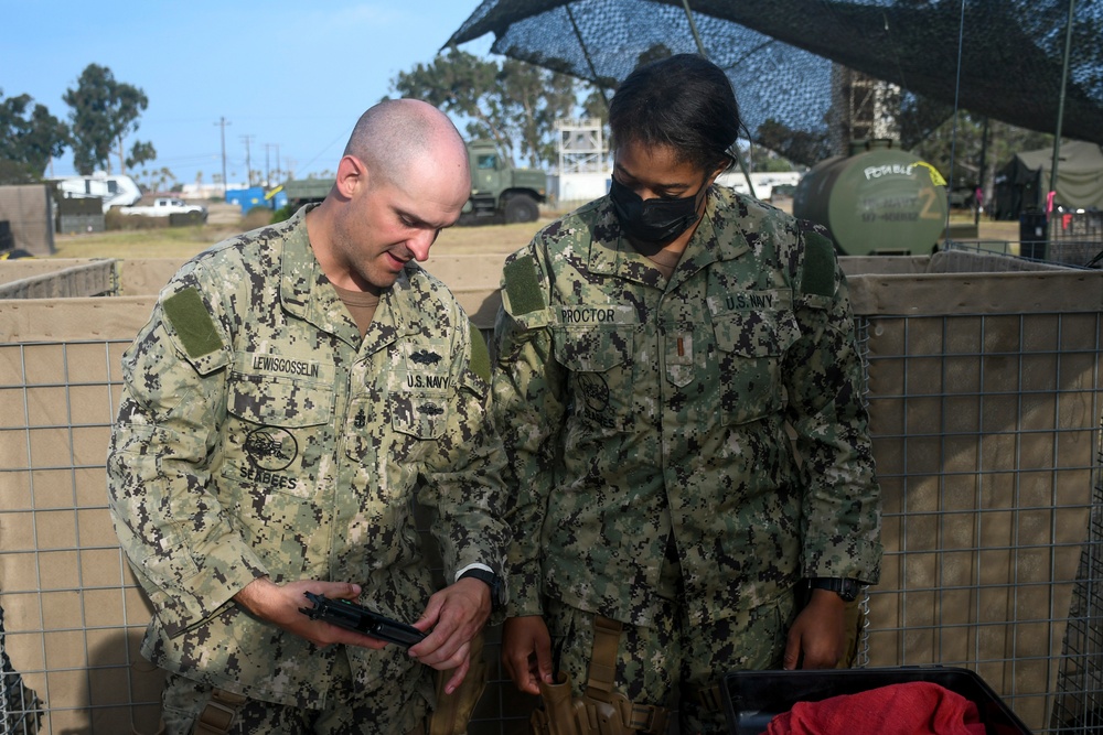 Naval Mobile Construction Battalion 18 Holds Field Training Exercise