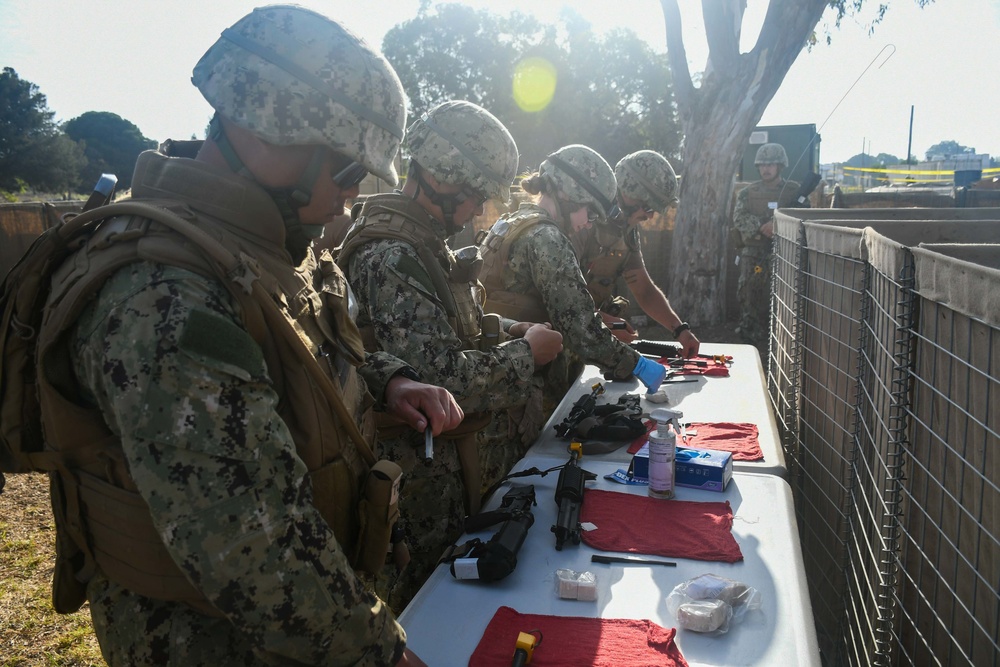 Naval Mobile Construction Battalion 18 Holds Field Training Exercise