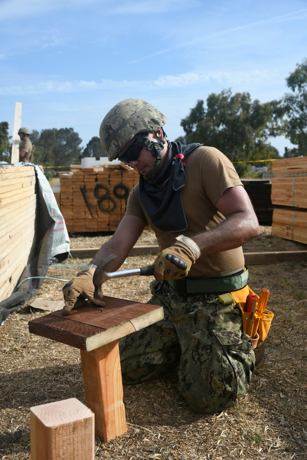 Naval Mobile Construction Battalion 18 Holds Field Training Exercise