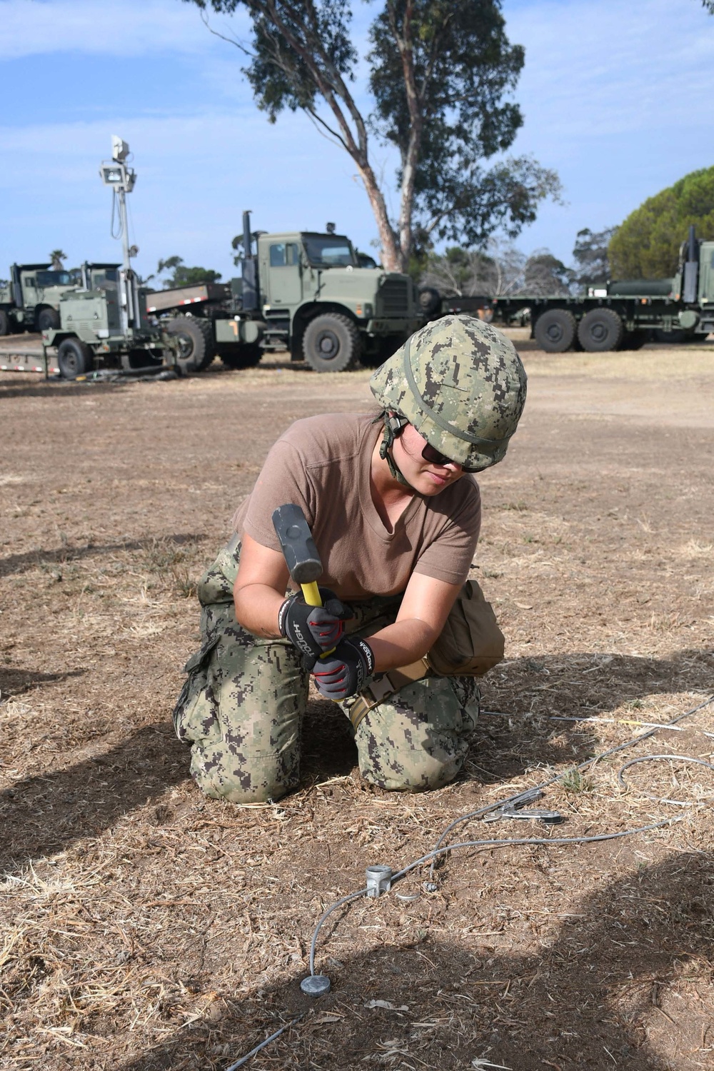 Naval Mobile Construction Battalion 18 Holds Field Training Exercise