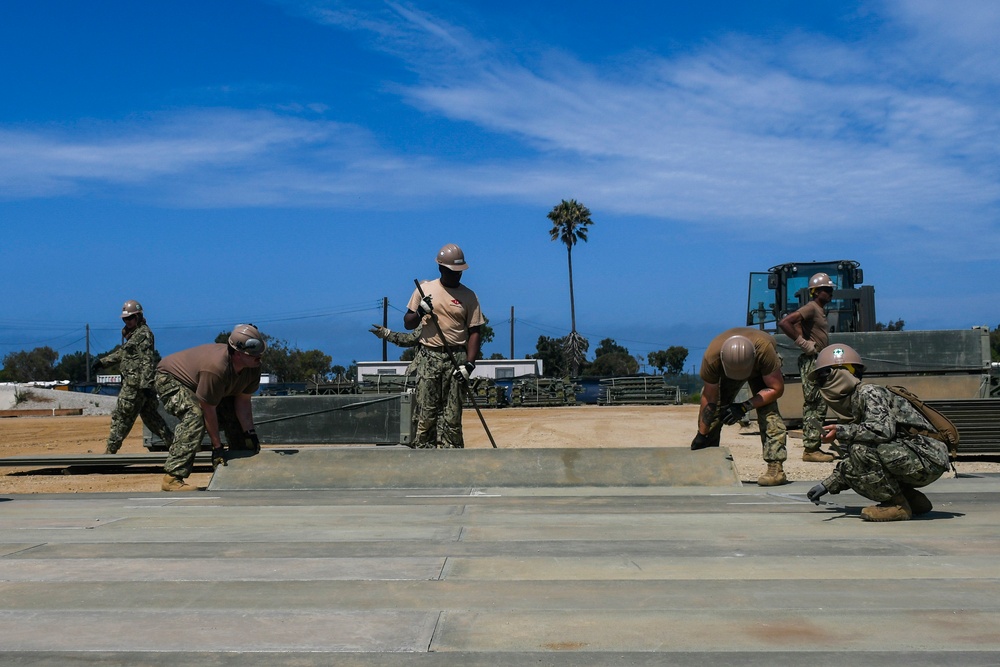 Naval Mobile Construction Battalion 18 Holds Field Training Exercise