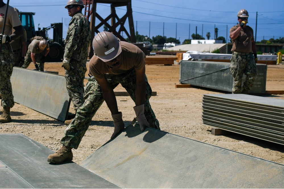 Naval Mobile Construction Battalion 18 Holds Field Training Exercise