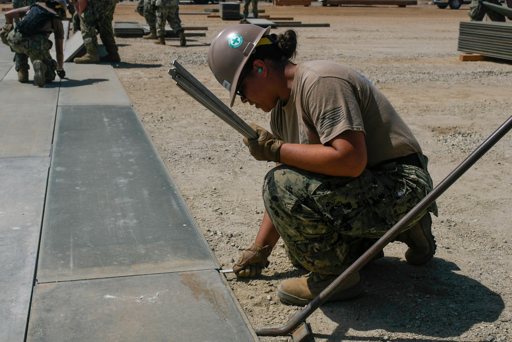 Naval Mobile Construction Battalion 18 Holds Field Training Exercise